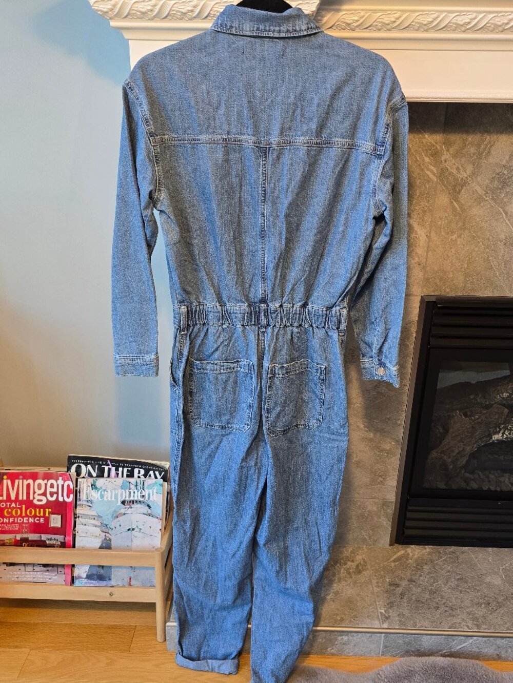 Mavi Ida Denim Utility Jumpsuit Boiler suit womans XS - Picture 2 of 11